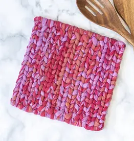 Global Mamas Woven Trivet- Melon