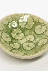 Walton Clay Studio Pottery Dish- Ivy 3 1/2" dia.