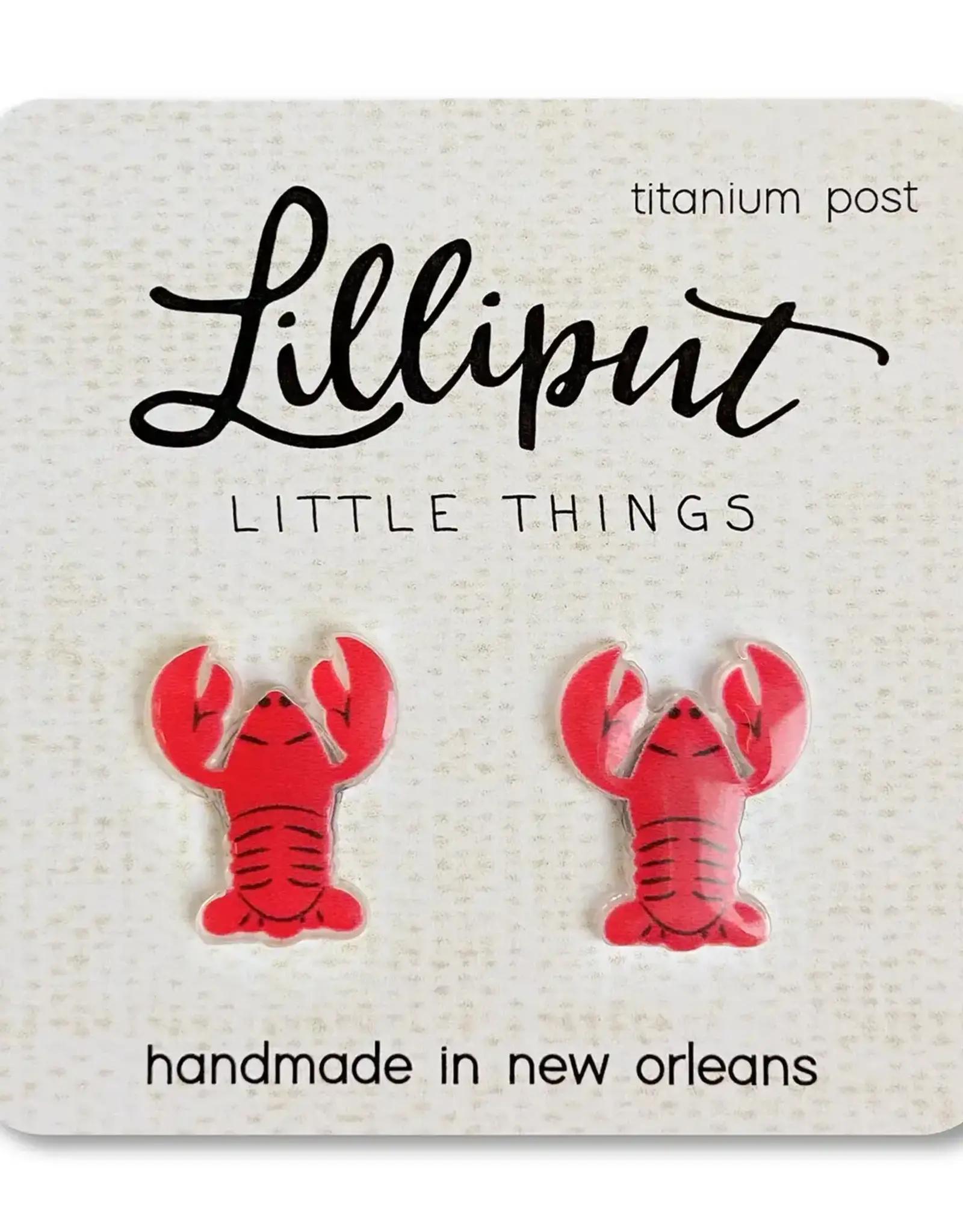 Lilliput Lobster Earrings