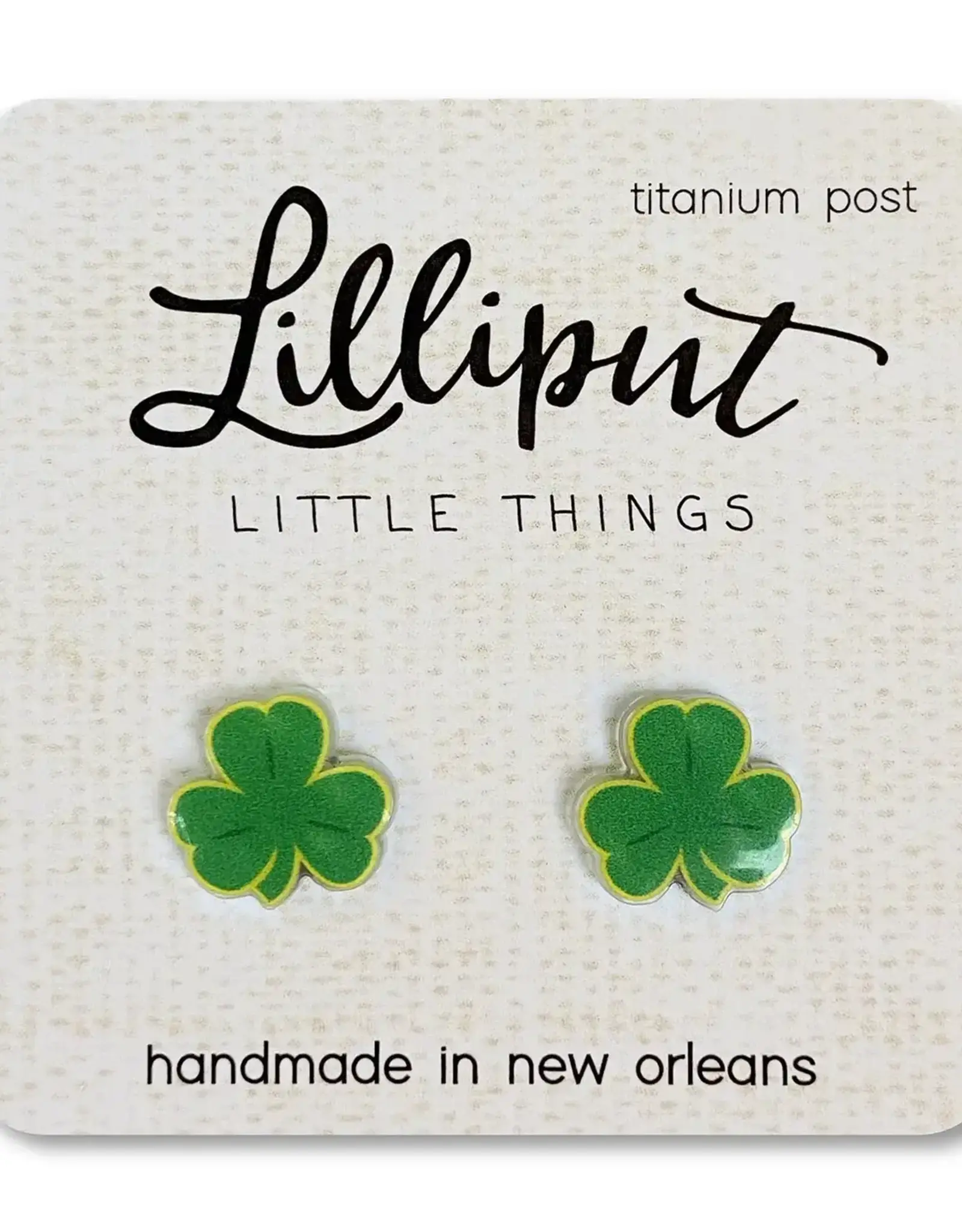 Lilliput Shamrock Earrings