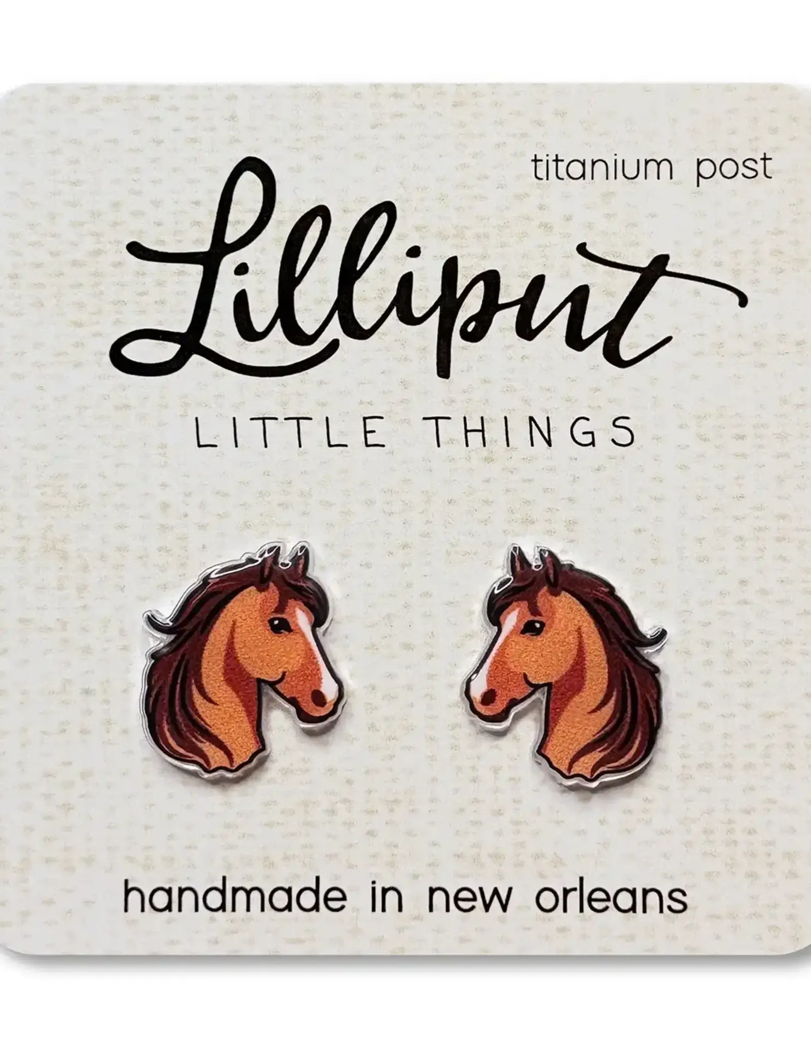 Lilliput Horse Earrings