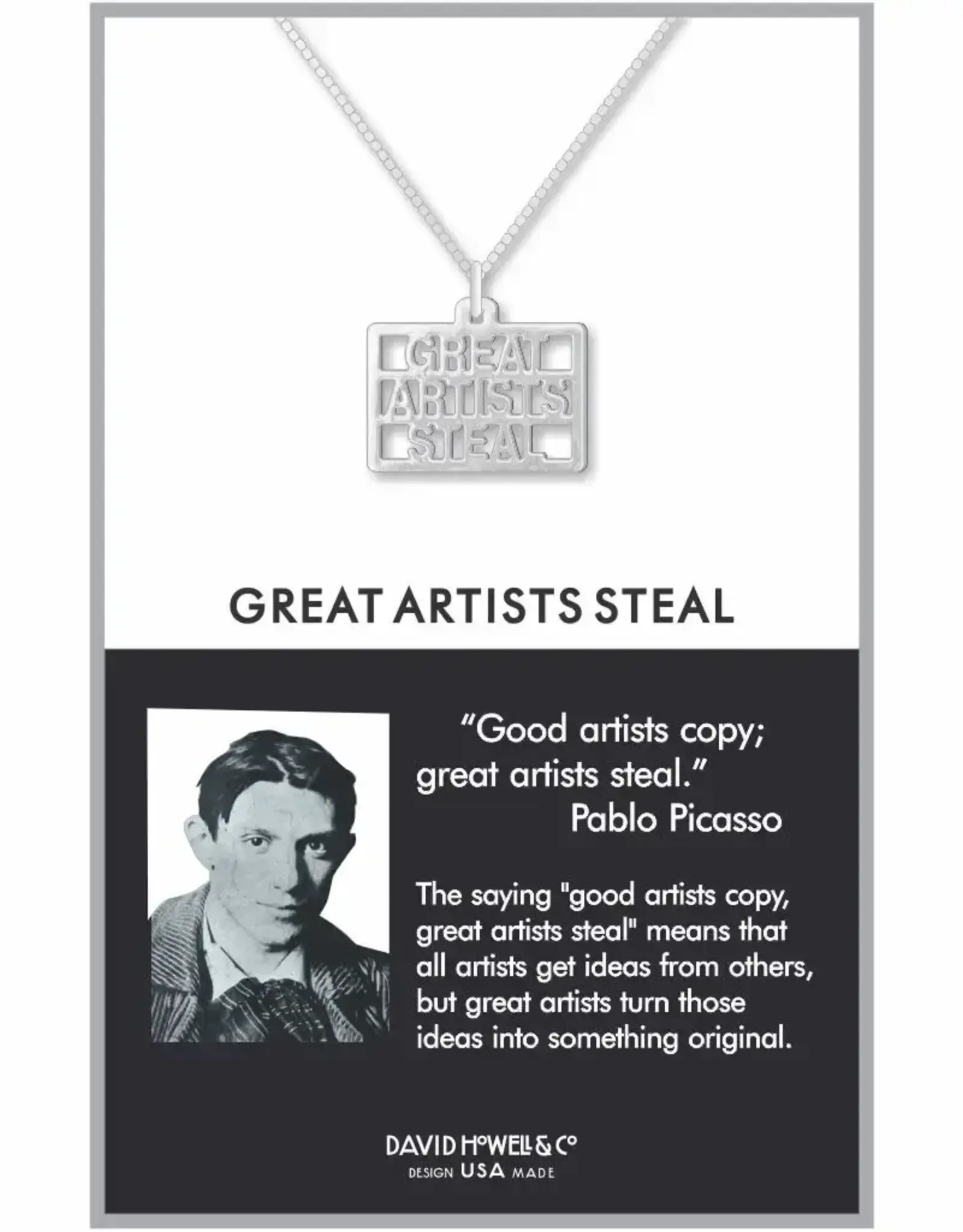 David Howell & Company Great Artists Steal Pendant