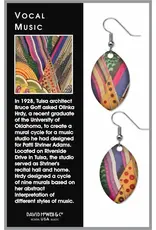 David Howell & Company Vocal Music Earrings