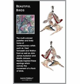 David Howell & Company Beautiful Birds Earrings
