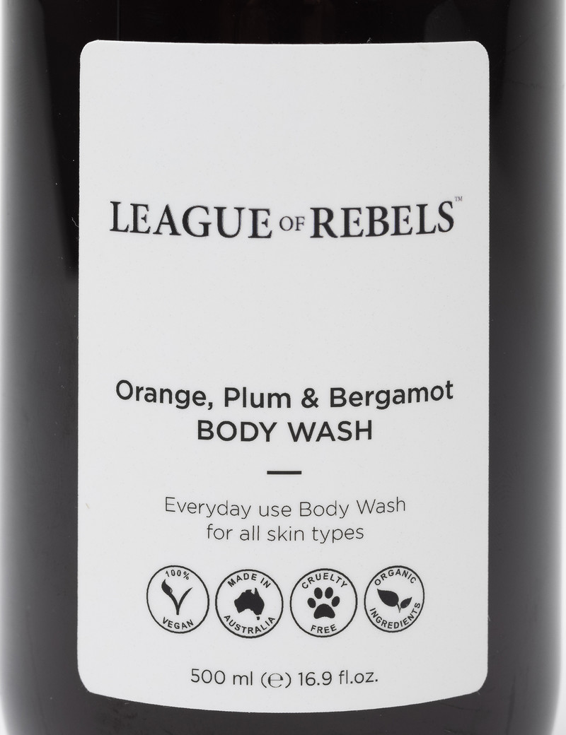 League of Rebels Body Wash - Orange + Plum + Bergamot