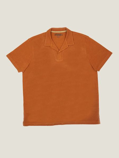 League of Rebels SS Caramel Rust Camp Polo