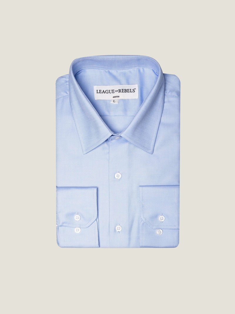 Essentials Blue Twill Shirt
