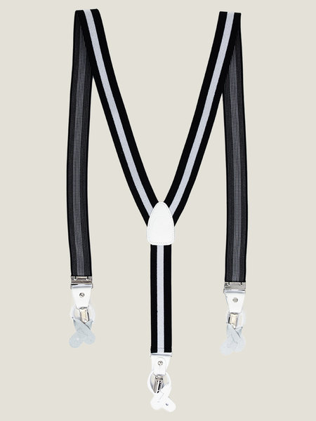 League of Rebels Black/White Suspender