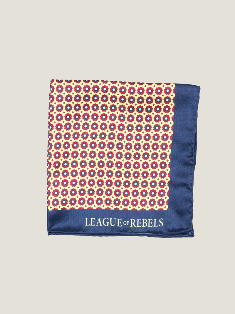 League of Rebels Yellow Florals Square