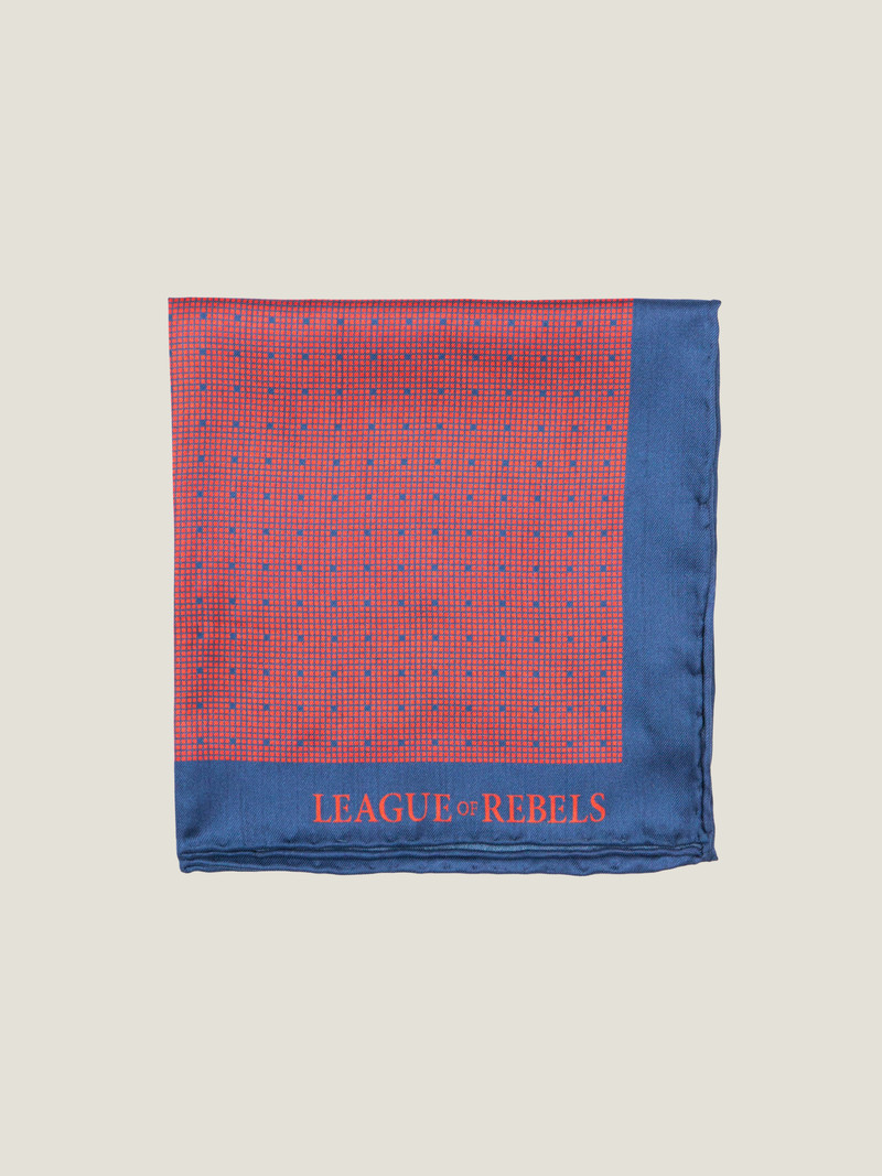 League of Rebels Maroon Dots Square