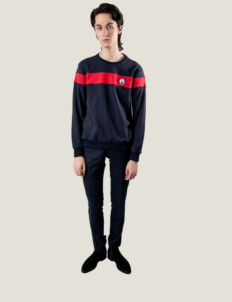 League of Rebels Red Block Pullover