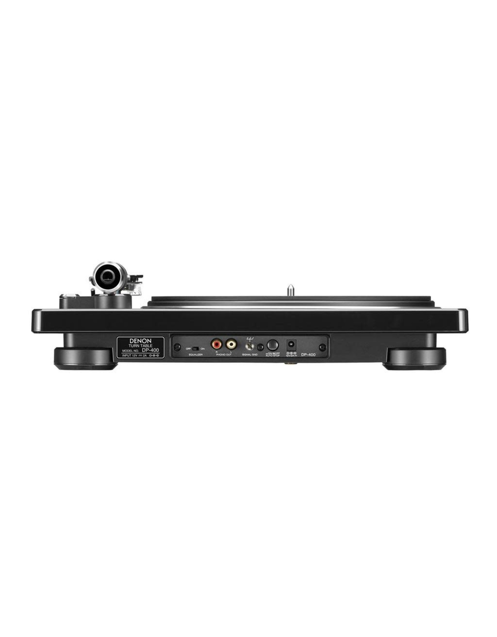 DENON DENON DP-400 Manual Auto Stop Turntable BLACK