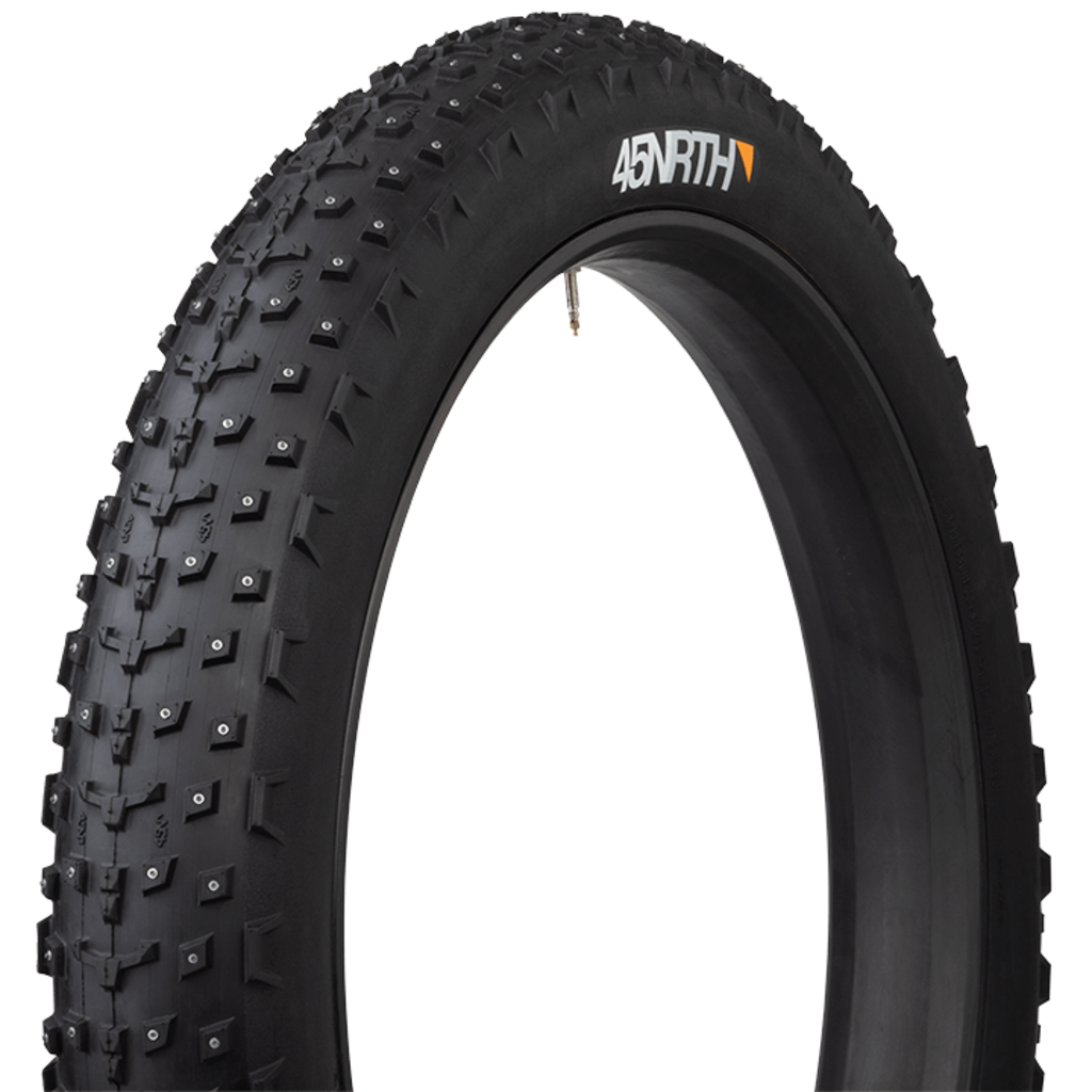 49N Dillinger 4 Tire - 27.5 x 4, Tubeless, Folding, Black, 120tpi, 252 Concave Carbide Aluminum Studs