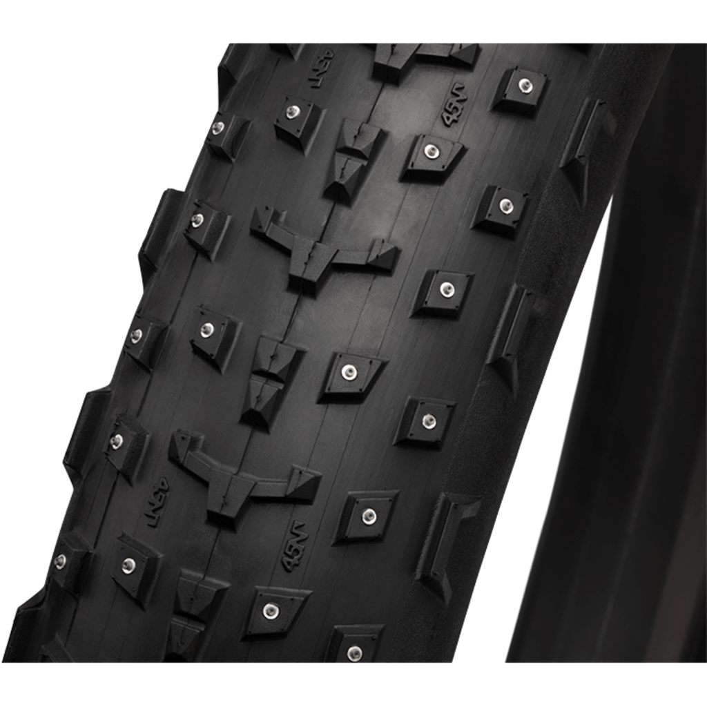 49N Dillinger 4 Tire - 27.5 x 4, Tubeless, Folding, Black, 120tpi, 252 Concave Carbide Aluminum Studs