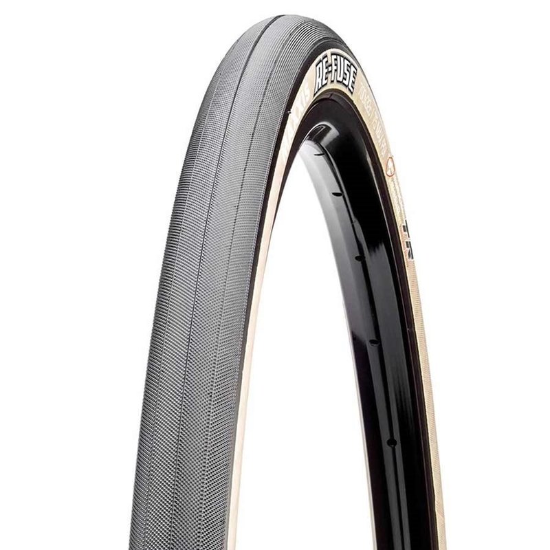 Re-Fuse, Tire, 700x40C, Folding, Tubeless Ready, Dual, MaxxShield, 60TPI, Tanwall