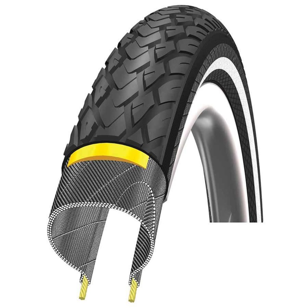 Schwalbe Schwalbe, Marathon, Tire, 700x32C, Wire, Clincher, Endurance, GreenGuard, 67TPI, Black