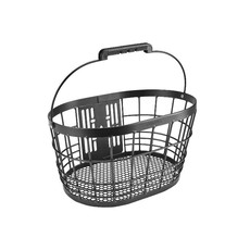 Electra Wire Basket QR Front  Black