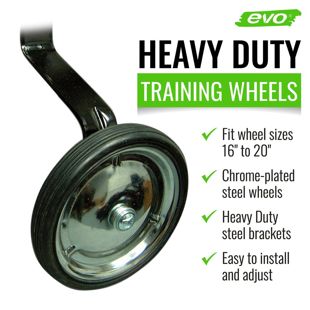 EVO Heavy Duty Training Wheels,  16'', 20