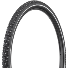 Gravdal Tire - 700 x 38, Clincher, Steel, Black, 33tpi, 252 Carbide Steel Studs