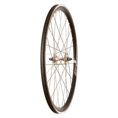 Wheel Shop, Evo Tour 19 Aero Black/ Formula TH-50, Wheel, Front, 700C / 622, Holes: 32, Bolt-on, 100mm, Rim, Fixed/Freewheel