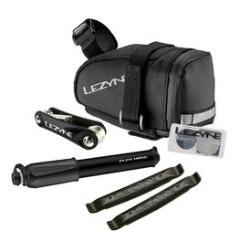 Lezyne M Caddy Sport Kit, Pump, 90psi, Black, Saddle bag