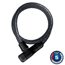 Abus Microflex 6615K, Armored cable with key lock, 15mm x 85cm (15mm x 2.8')