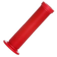 EVO Gripton BMX Slip-On Rubber Grips, 130mm, Red