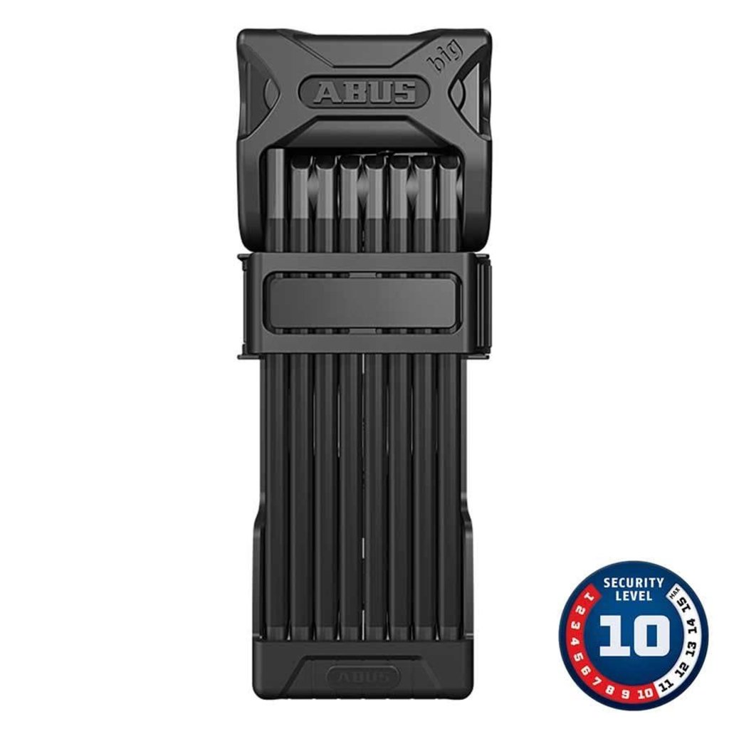 Abus Bordo Big Plus 6000, Foldable lock w/ key lock, Black