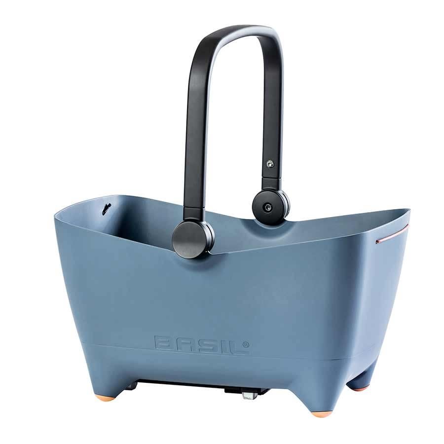 Basil Buddy basket for dogs Faded denim Station Ski Ride