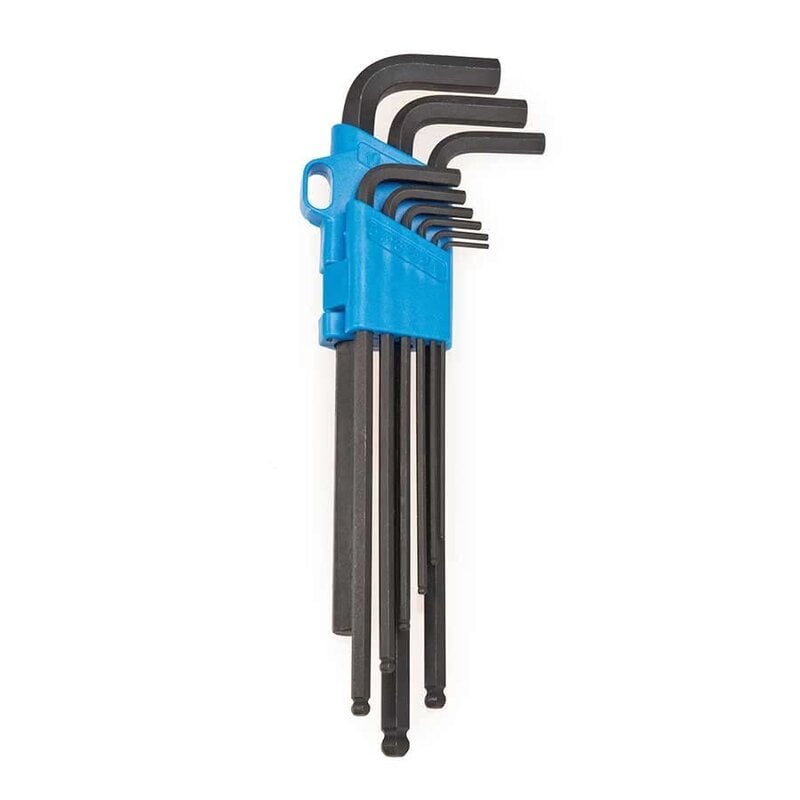 Park Tool HXS-1.2, Professional L-shaped hex wrench set, 1.5mm, 2mm, 2.5mm, 3mm, 4mm, 5mm, 6mm, 8mm and 10mm