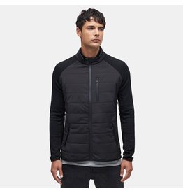 Le Bent Mens Pramecou Wool Insulated Hybrid Jacket Black