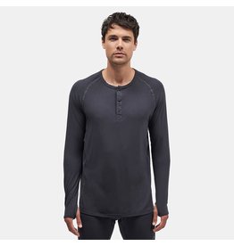 Le Bent Mens 200 Tech Henley Dark Cloud