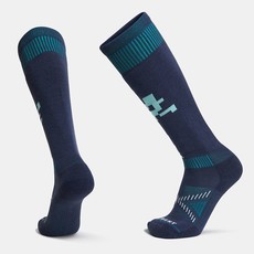 Le Bent Kids Game On Light Snow Sock Black Iris