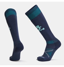Le Bent Kids Game On Light Snow Sock Black Iris