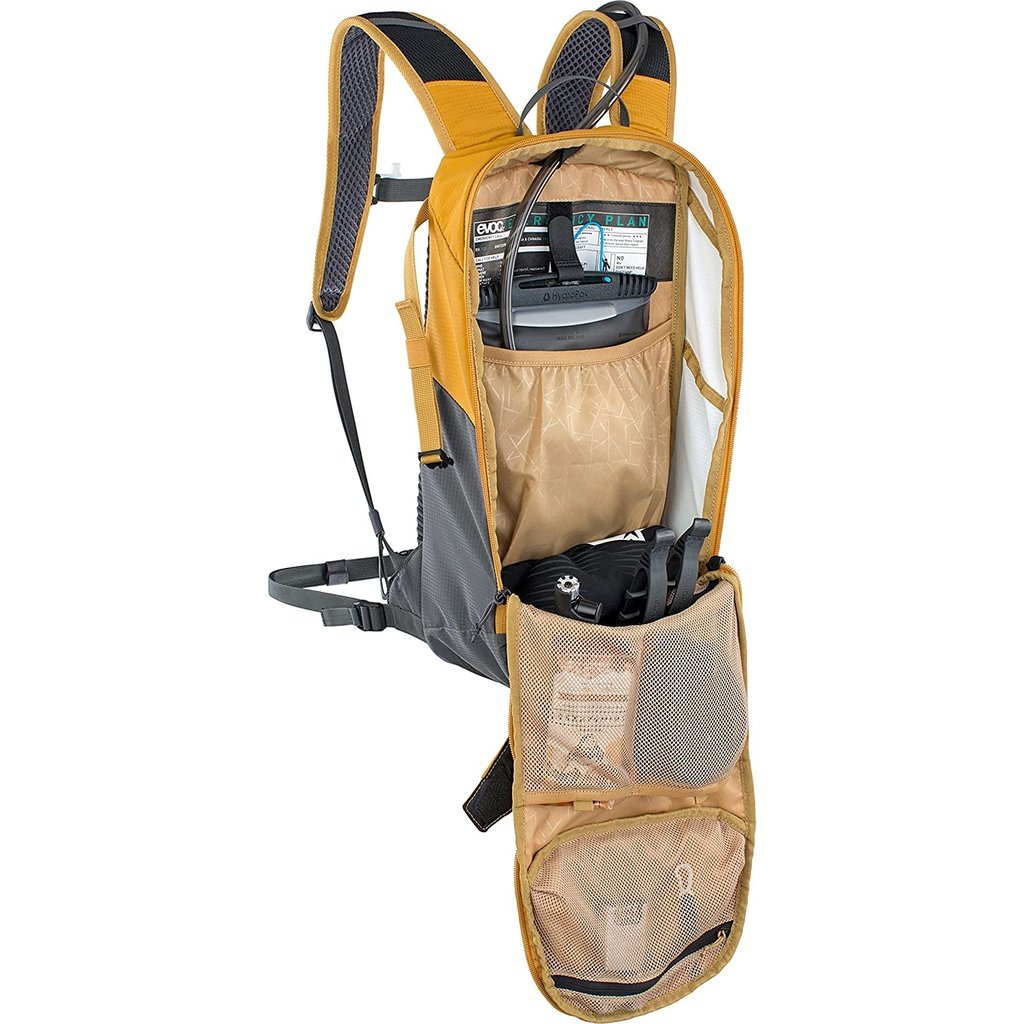 EVOC EVOC, Ride 8, Hydration Bag, Volume: 8L, Bladder: Included (2L), Loam / Carbon Grey