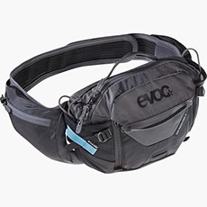 EVOC Hip Pack Pro, Hydration Bag, Volume: 3L, Bladder: Included (1.5L), Black/Carbon Grey