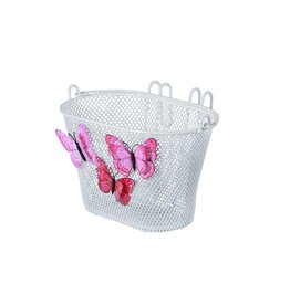 Basil, Jasmin, Basket, Front, 28x20x19 cm, White