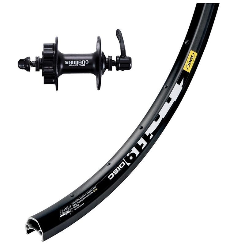 Wheel Shop, Mavic XM119 26" / Shimano M475, Wheel, Front, 26'' / 559, Holes: 32, QR, 100mm, Disc IS 6-bolt