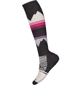 Smartwool Women's Ski Targeted Cushion Pattern Charcoal