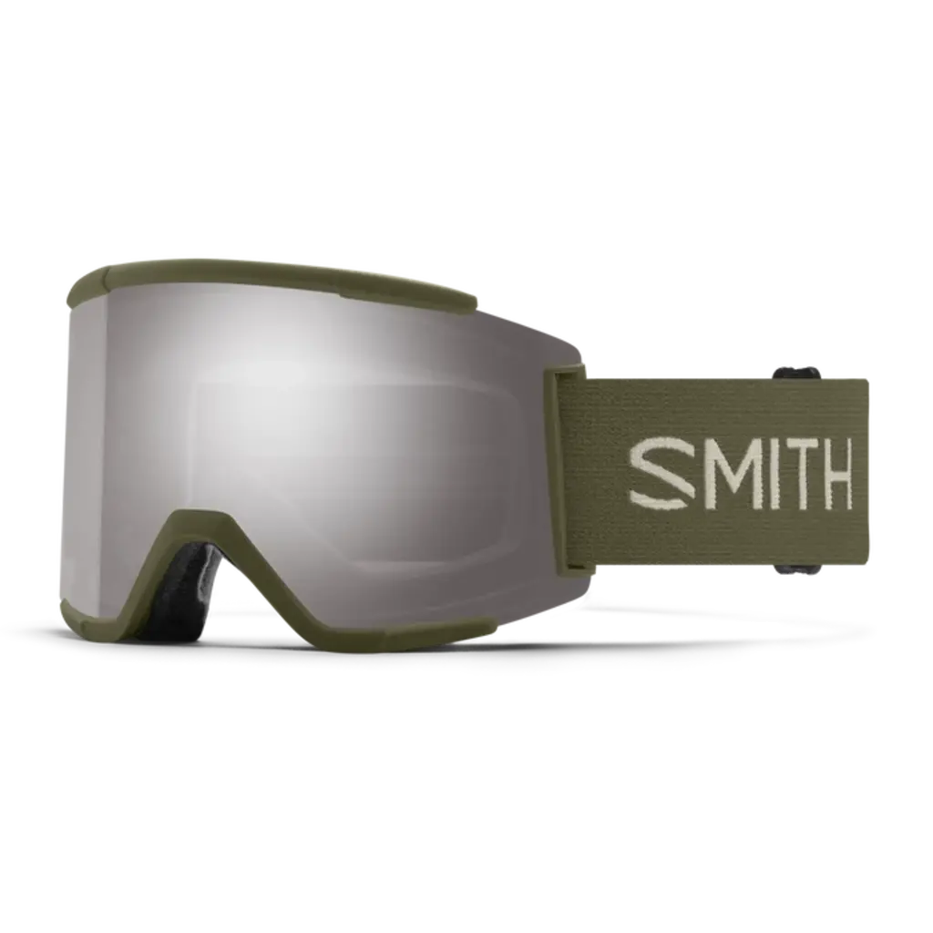 Smith Squad XL Low Bridge Fit Forest | ChromaPop Sun Platinum Mirror (2024)