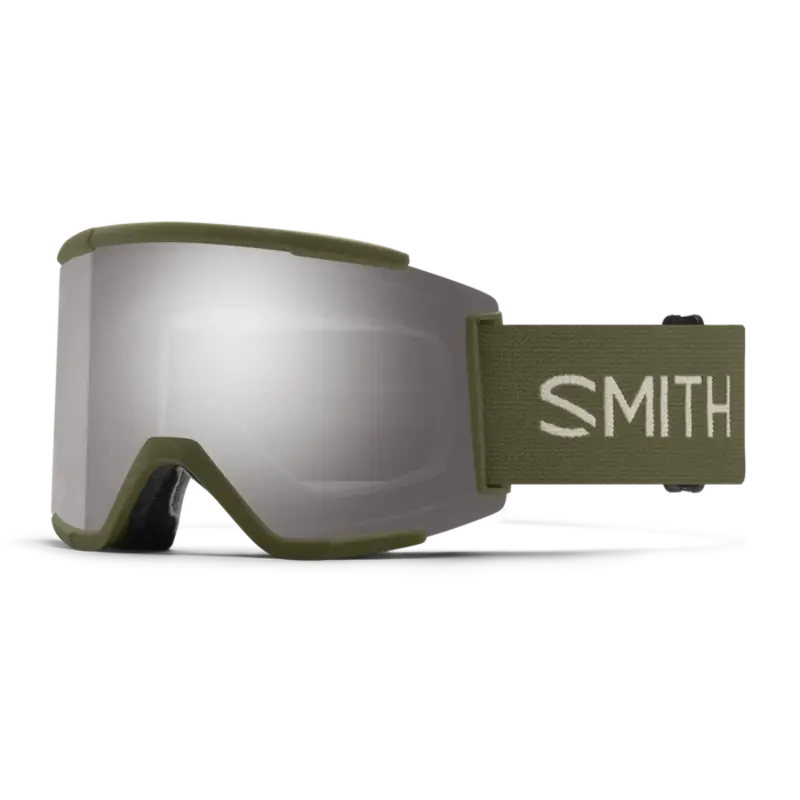 Smith Squad XL Low Bridge Fit Forest | ChromaPop Sun Platinum Mirror (2024)