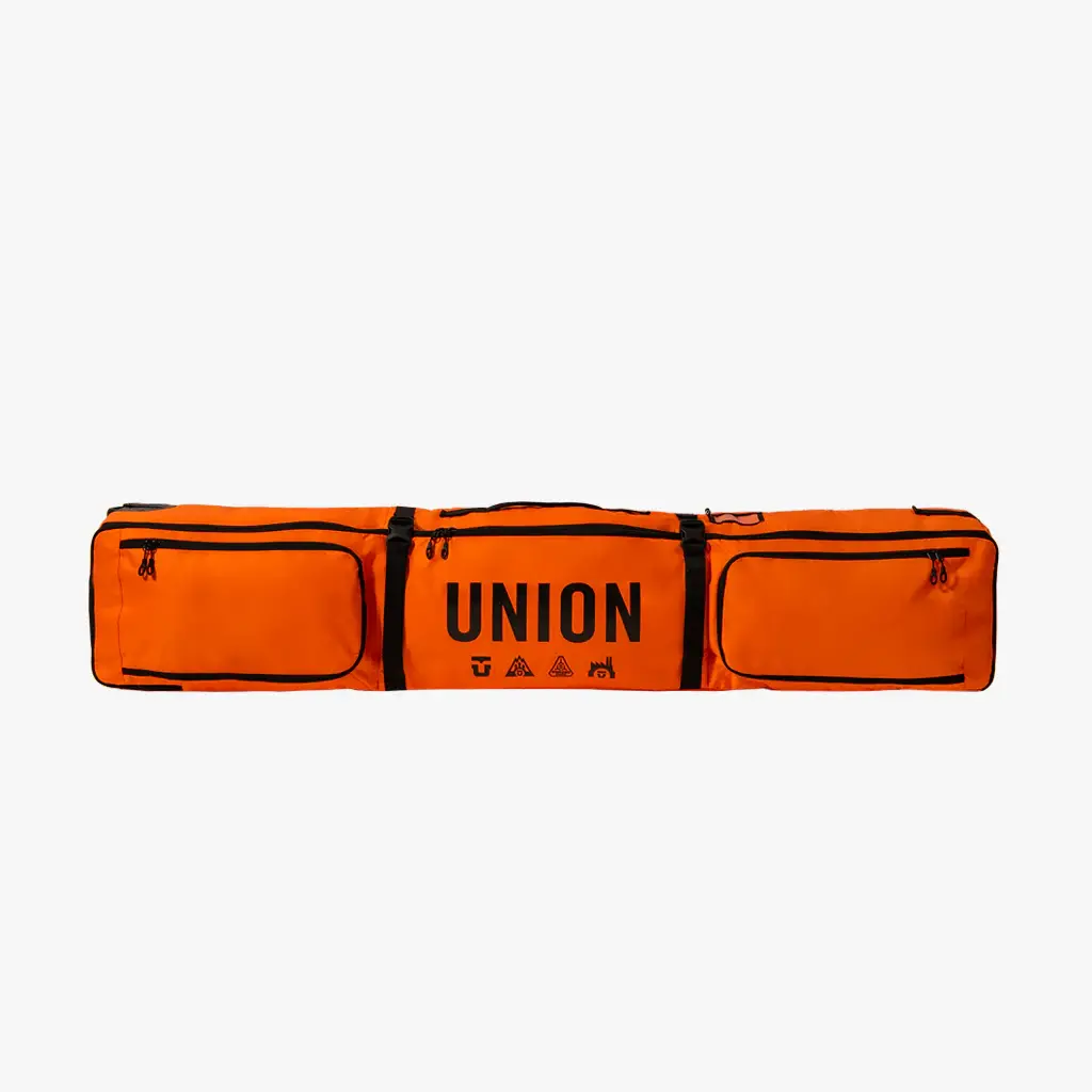 Union Wheeled Board Bag Orange