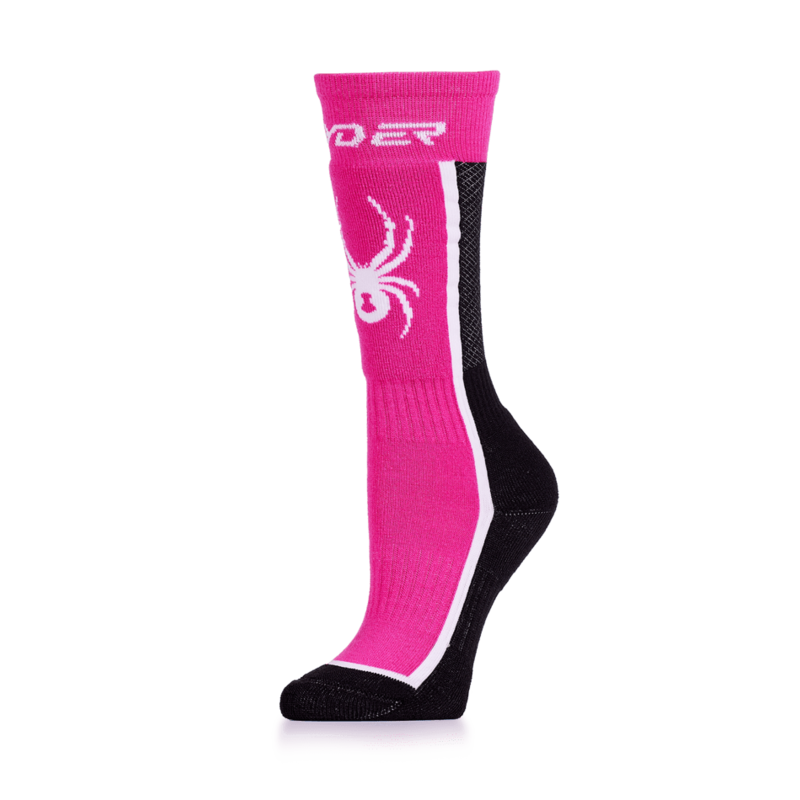 Spyder YOUTH SWEEP SKI SOCKS PINK