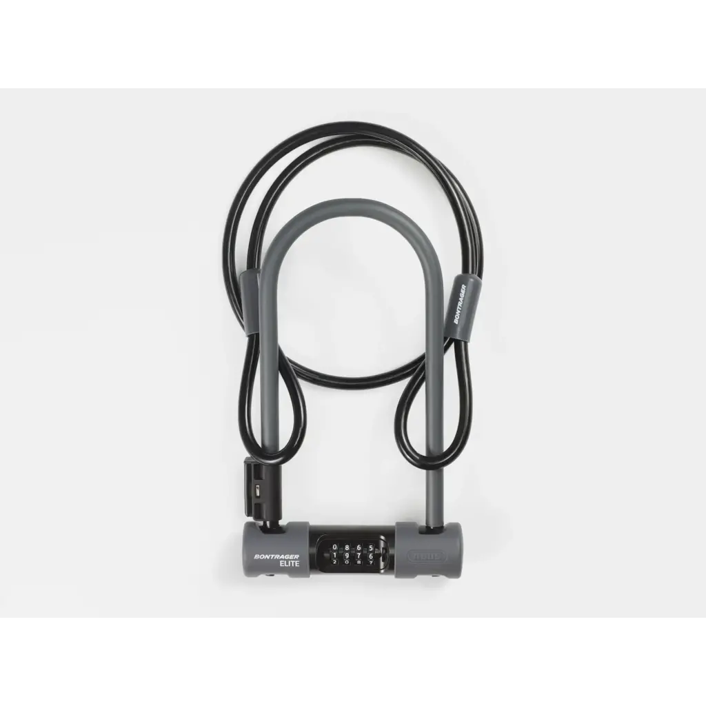 Bontrager Elite U-Lock Combo With Cable Black
