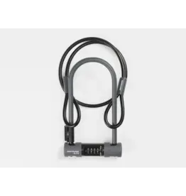 Bontrager Elite U-Lock Combo With Cable Black