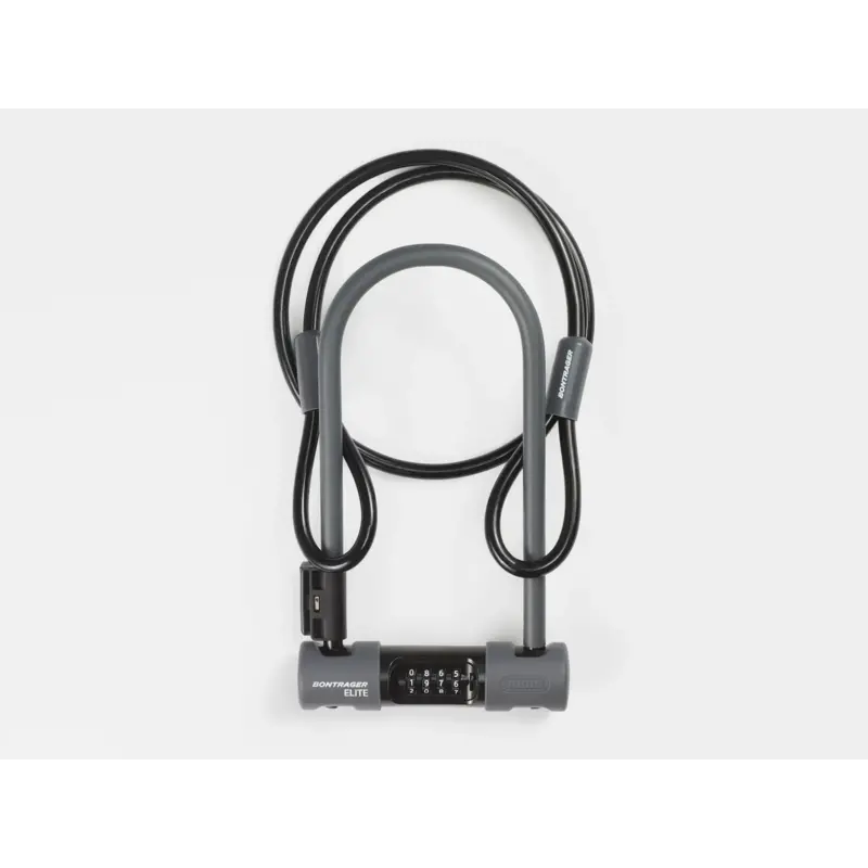 Bontrager Elite U-Lock Combo With Cable Black