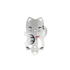 Lucky Cat Water Bottle Cage, White
