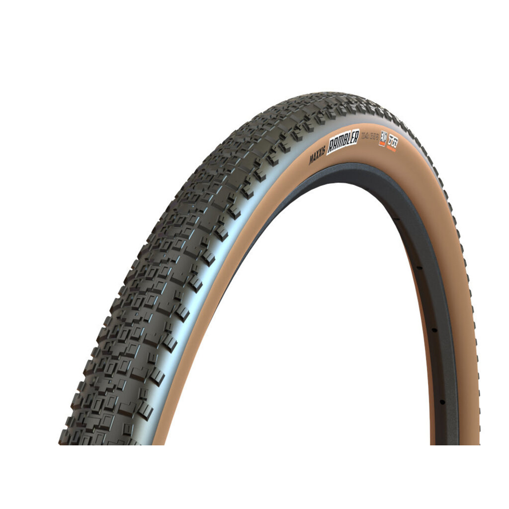 Maxxis Rambler, Tire, 700x38C, Folding, Tubeless Ready, Tanwall