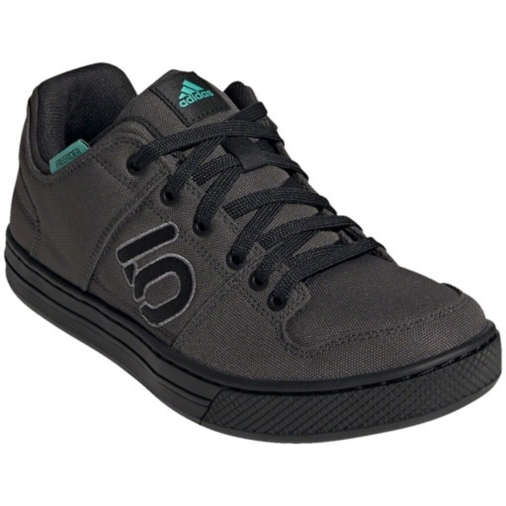 Five Ten Freerider Canvas Flat Shoes - Men's, DGH Solid Gray/Core Black/Gray Three, 10