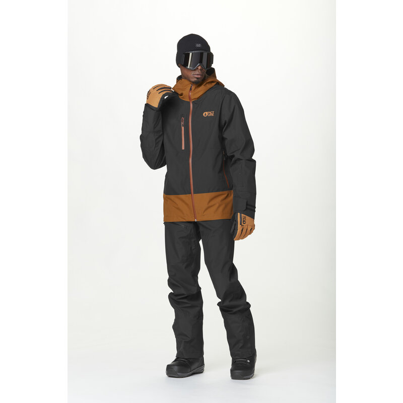 Picture BROADER 3L JKT (2025) Black/Chocolate